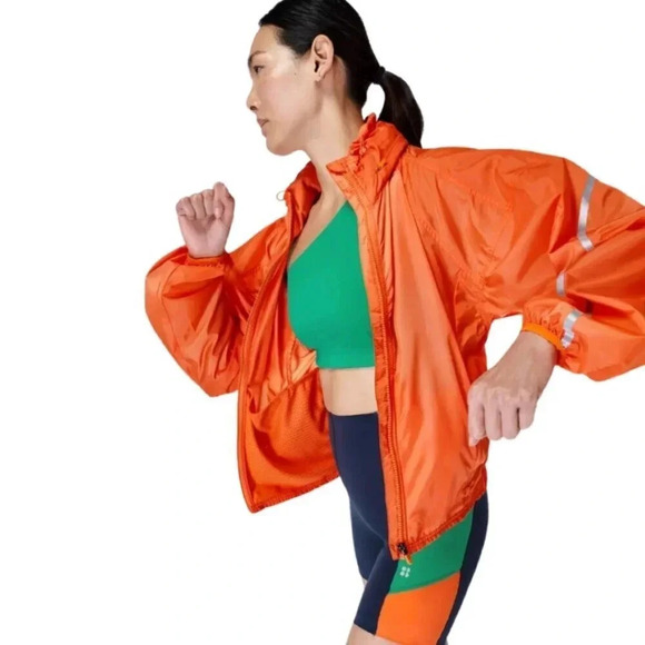 Sweaty Betty NWT Pack Away Jacket Hooded Lightweight Full Zip Size XS - Picture 1 of 12